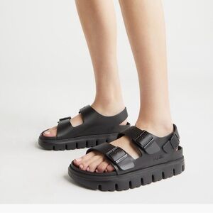 Chunky Black Sandals